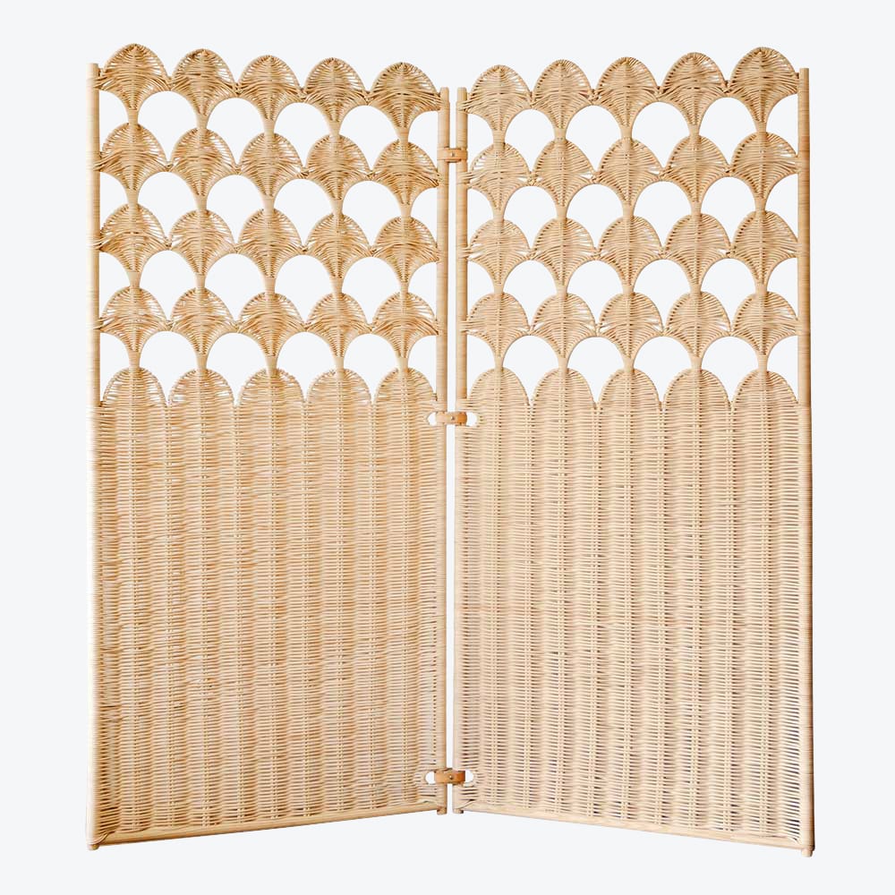 Fish Scale Folding Screen