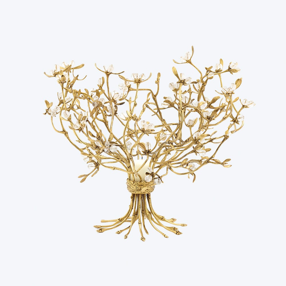 Mistletoe Candelabrum