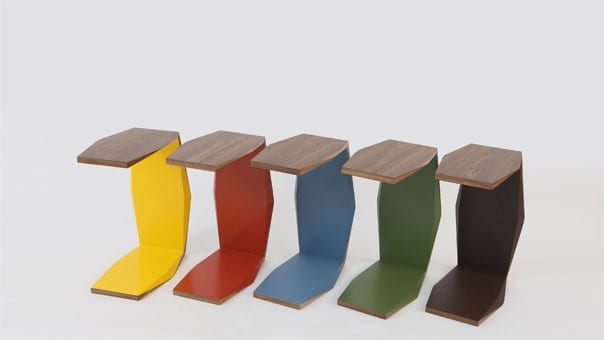 Origami C occasional table by Nada Debs