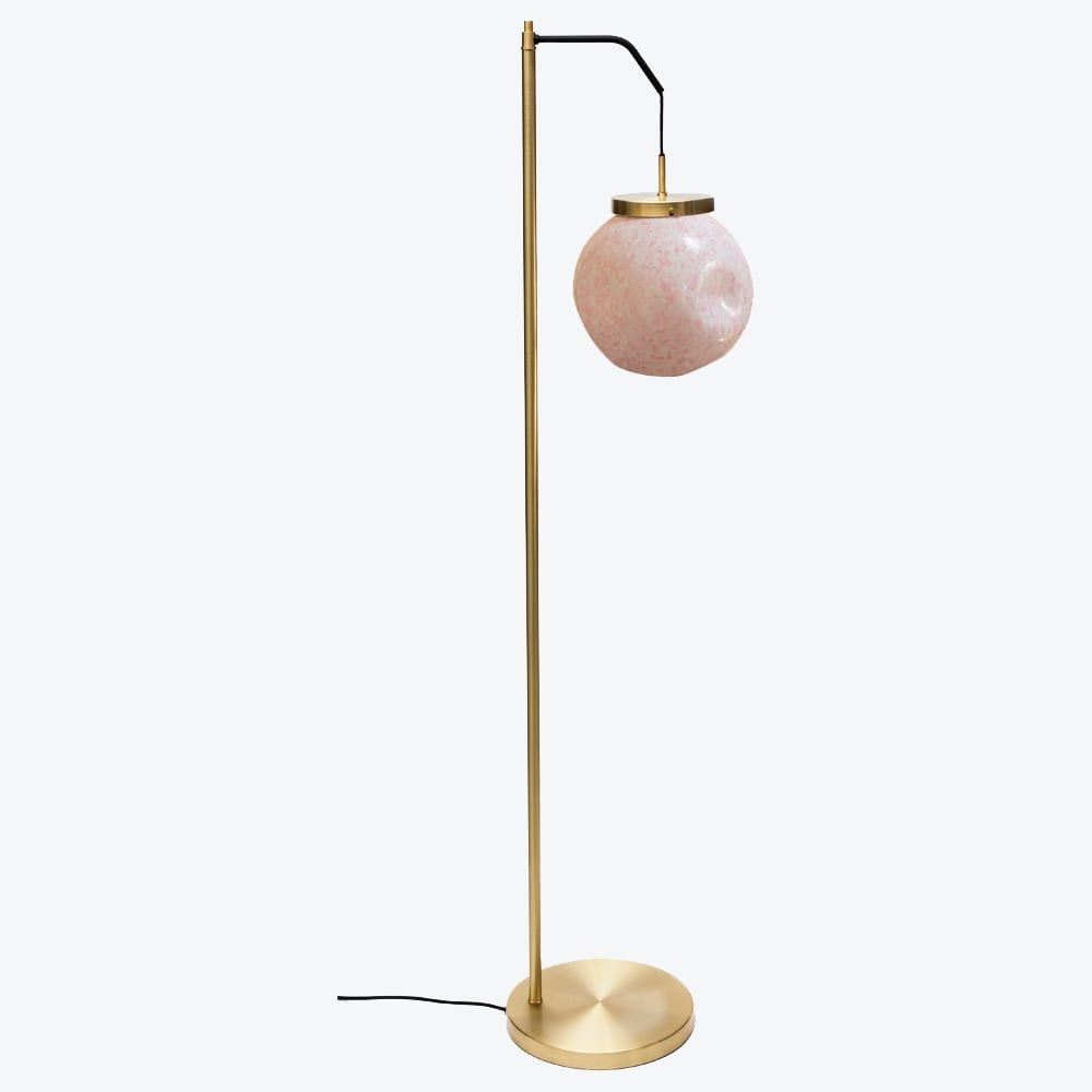 King Sun Floor Lamp Murano Pink