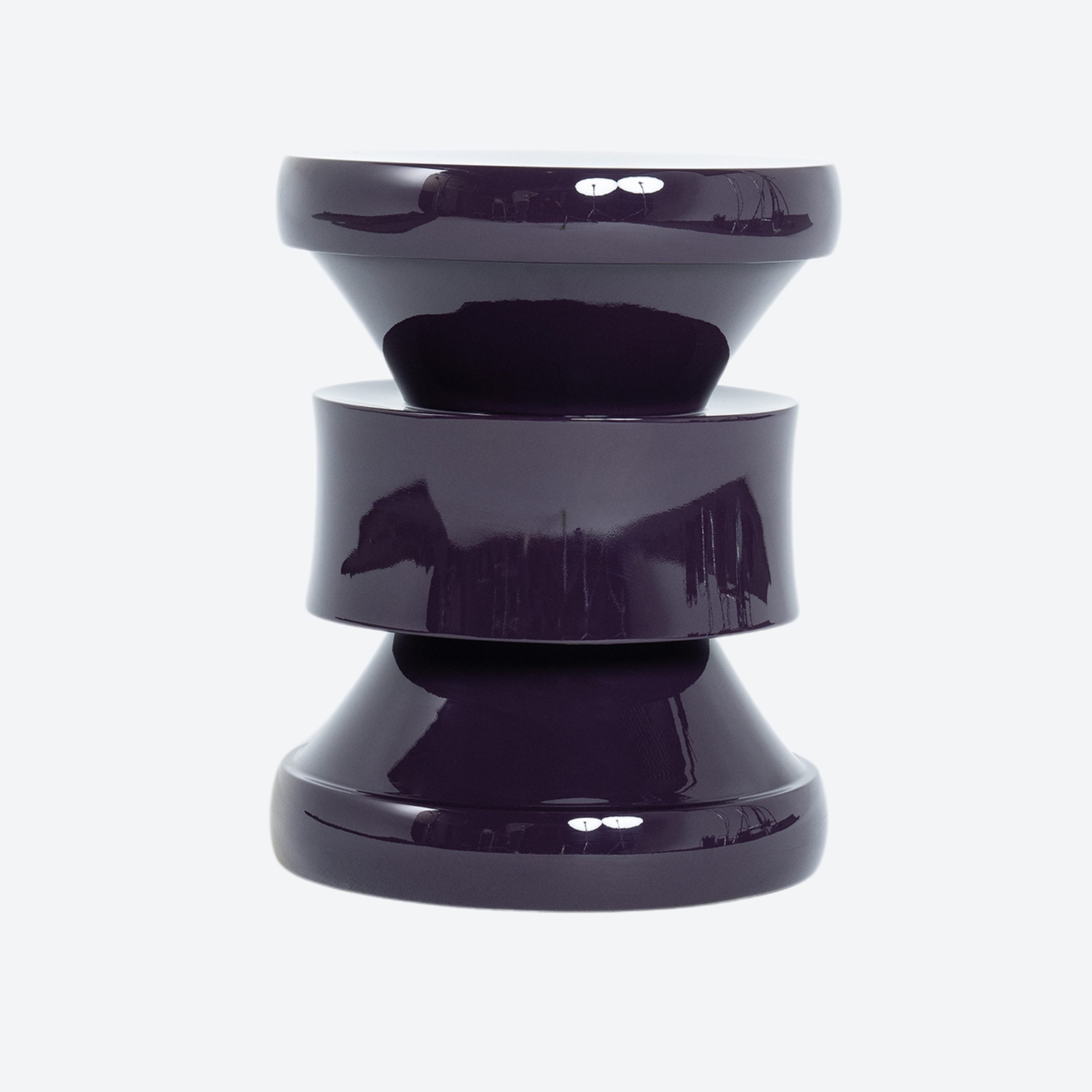 Barth Stool Les Intemporels Aubergine
