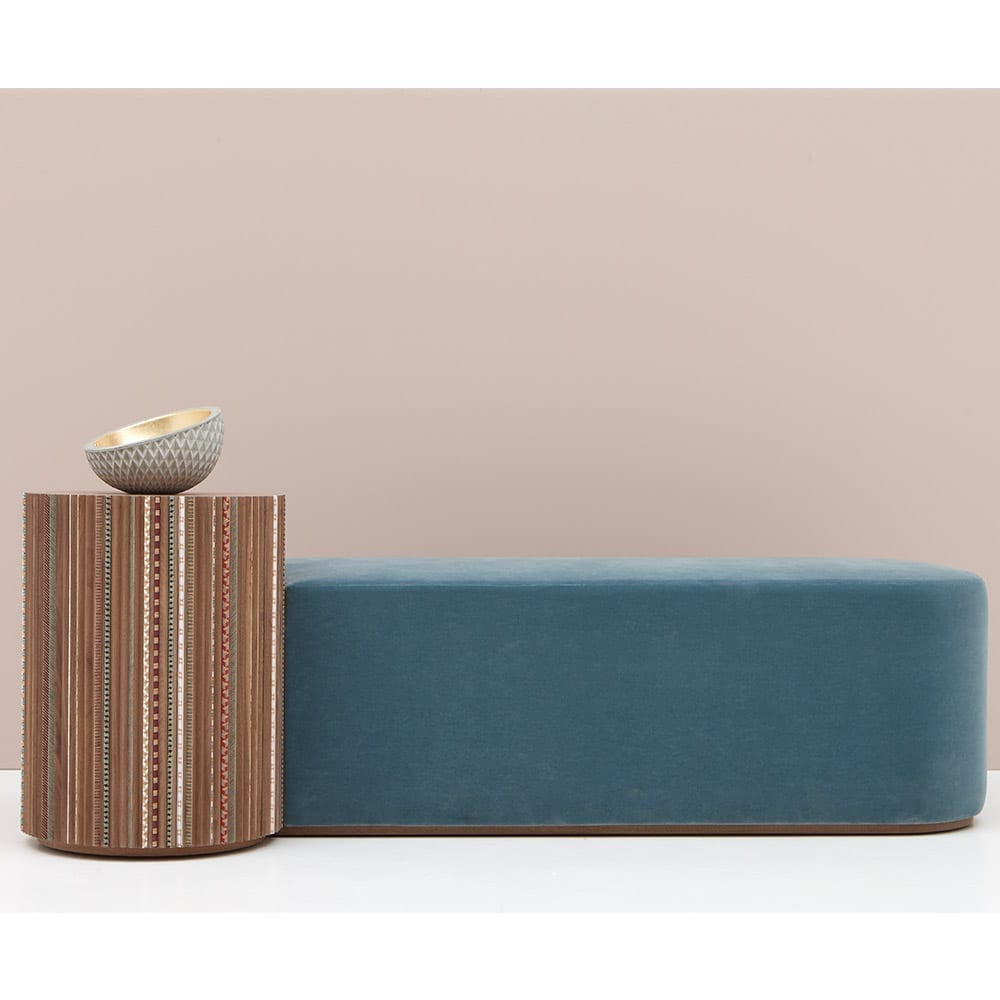 The Invisible Collection Nada Debs Funquetery Pleated Bench The Invisible Collection Nada Debs Funquetery Pleated Bench