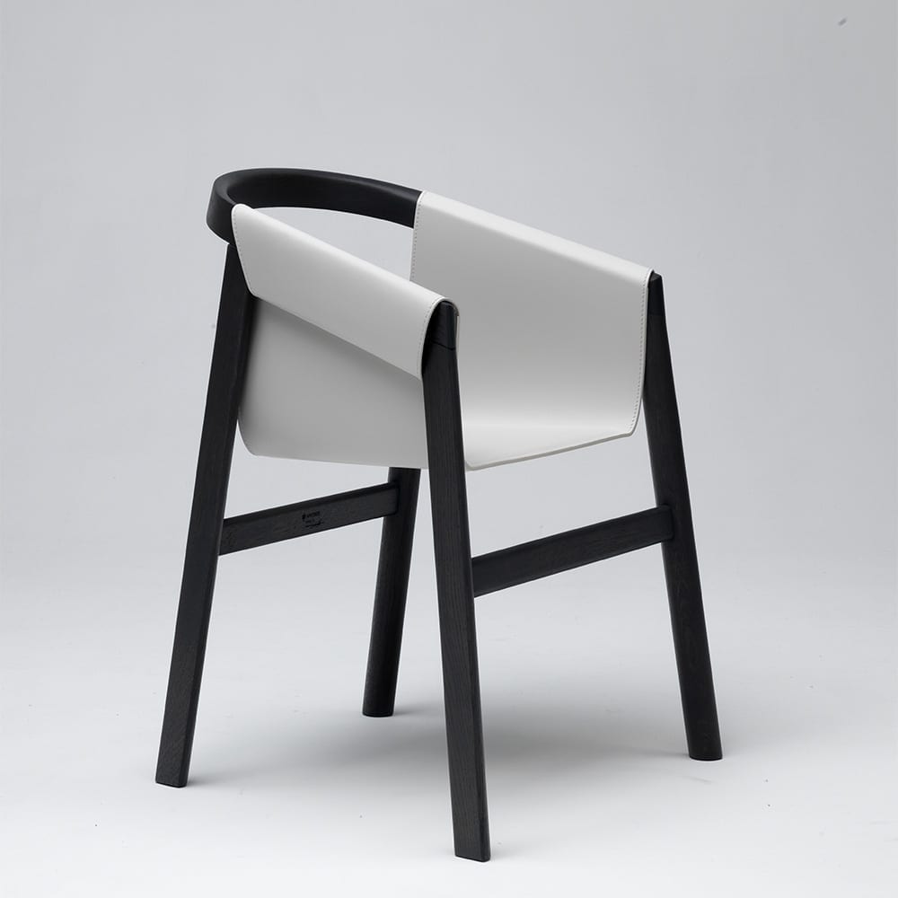 The Invisible Collection Dartagnan Chair David Haymann Walnut Noyer Chêne Oak Leather Cuir