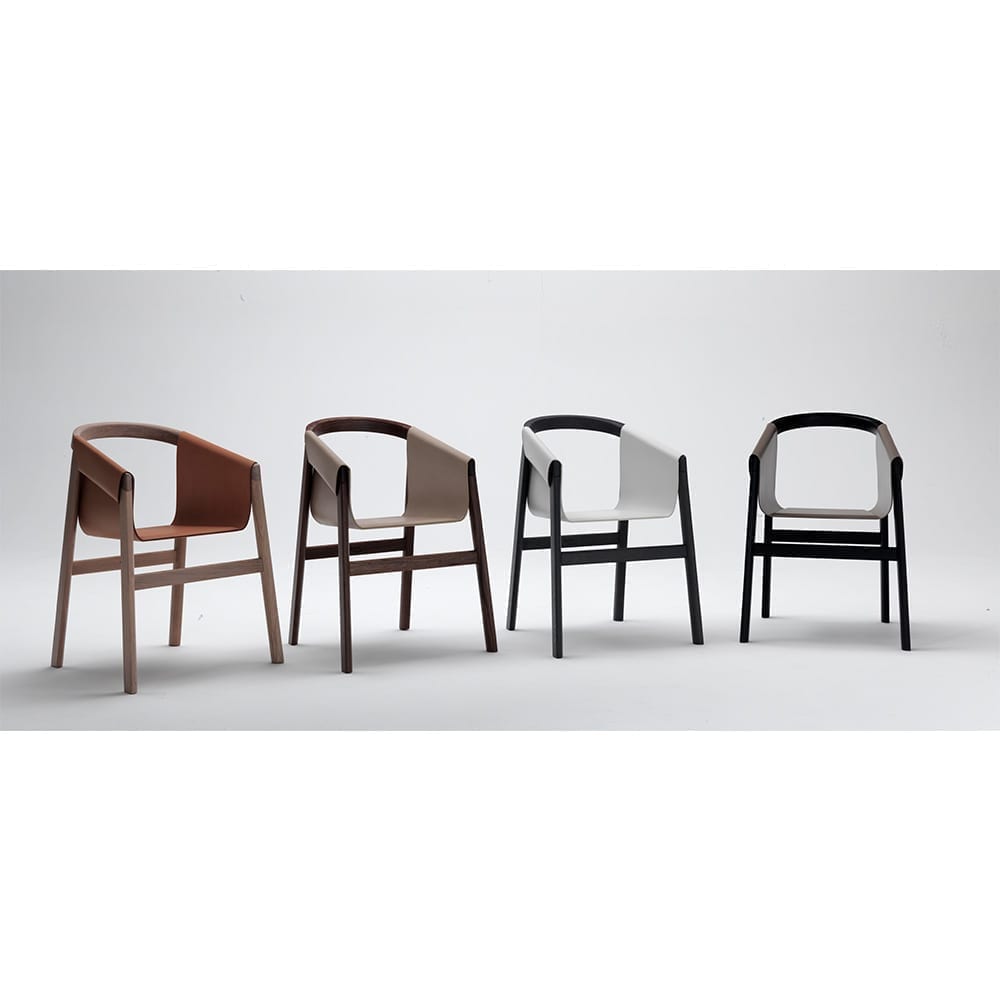 The Invisible Collection Dartagnan Chair David Haymann Walnut Noyer Chêne Oak Leather Cuir