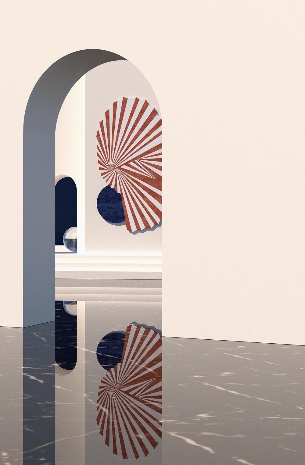 Tapis Nautilus par Atelier Février - The Invisible Collection