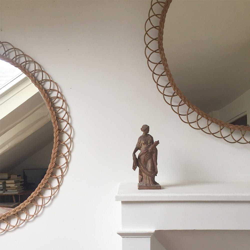 The Invisible Collection Atelier Vime Flower Mirror