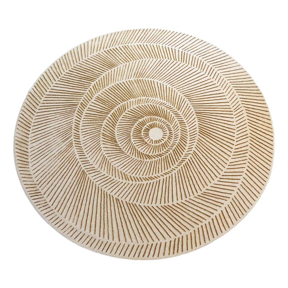 TheInvisibleCollection_DamienLangloisMeurinne_Nautilus_circle Nautilus Rug de Damien Langlois-Meurinne, DLM - The Invisible Collection