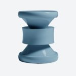 Barth Stool Les Intemporels Blue-Grey
