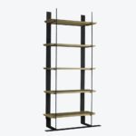 Wood And Metal Shelf