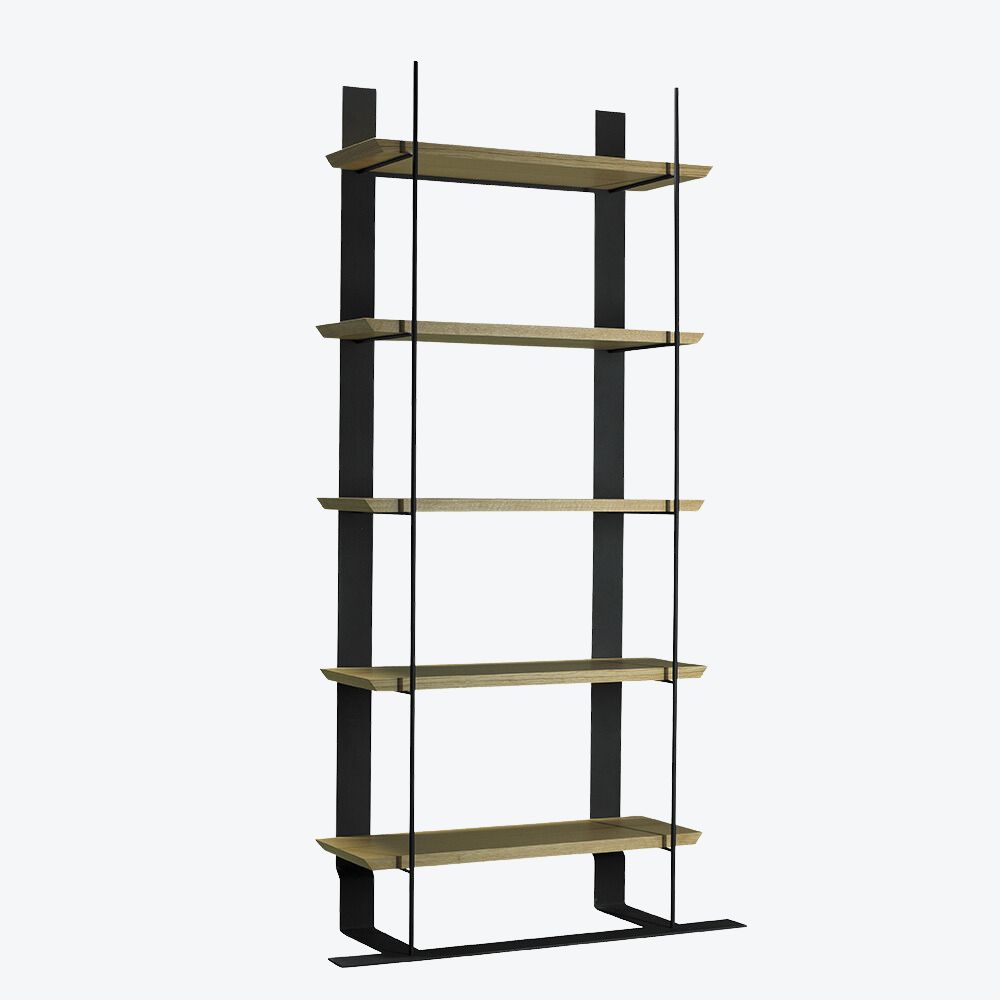 Wood And Metal Shelf