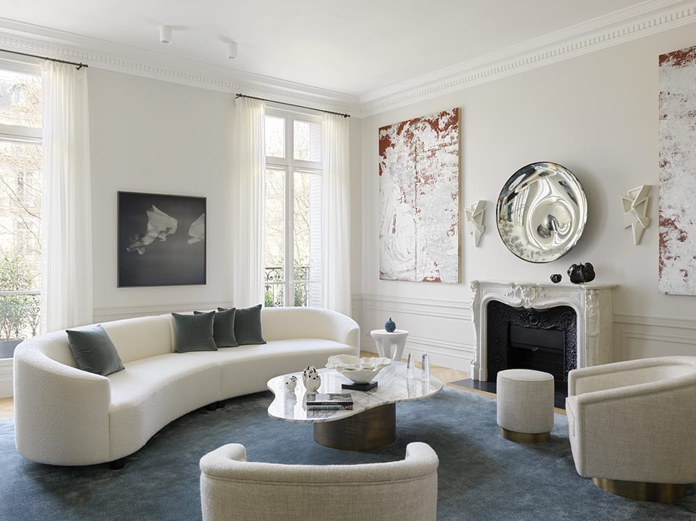 White Shadow Coffee Table by Damien Langlois-Meurinne, DLM