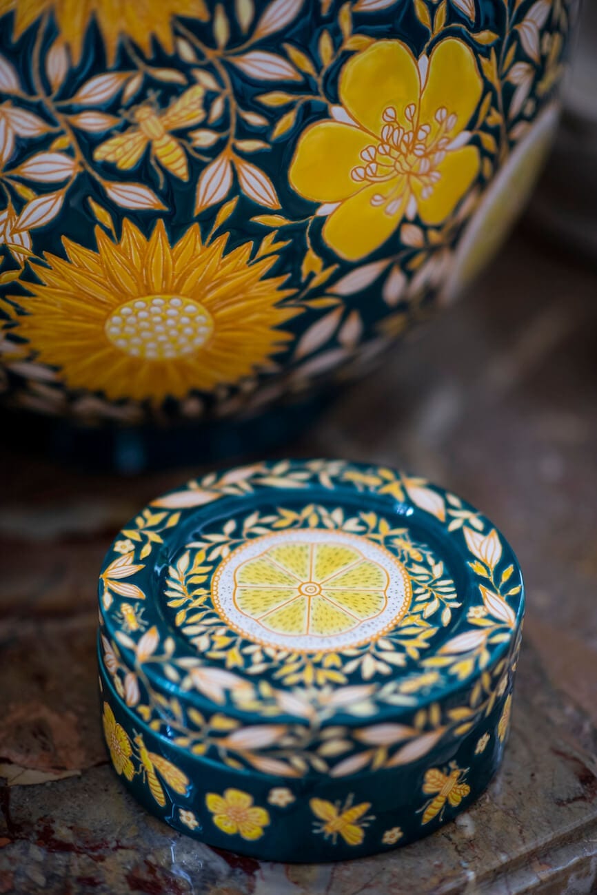 The Invisible Collection Coloniale Lemon Insect Bowl Michael Cailloux