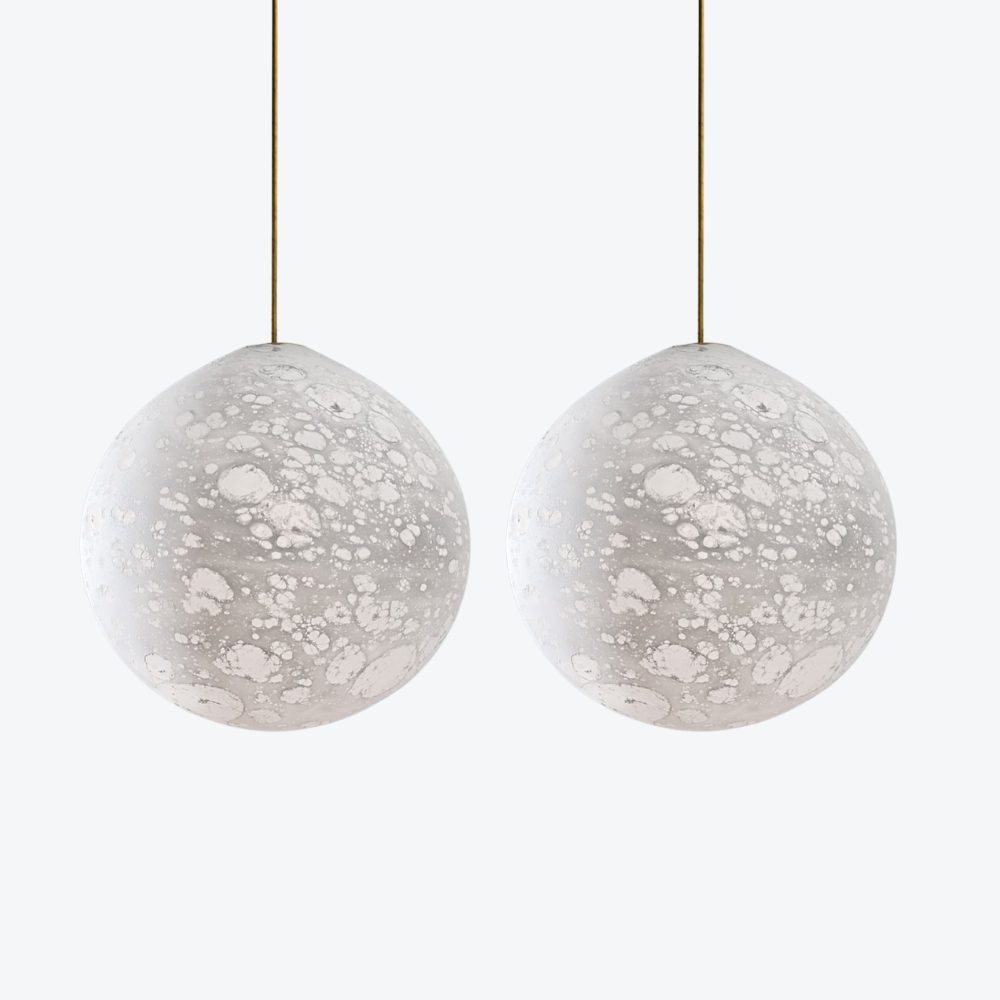 Pair of Moon Pendants
