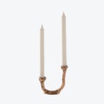 Alga Candle Holder Double