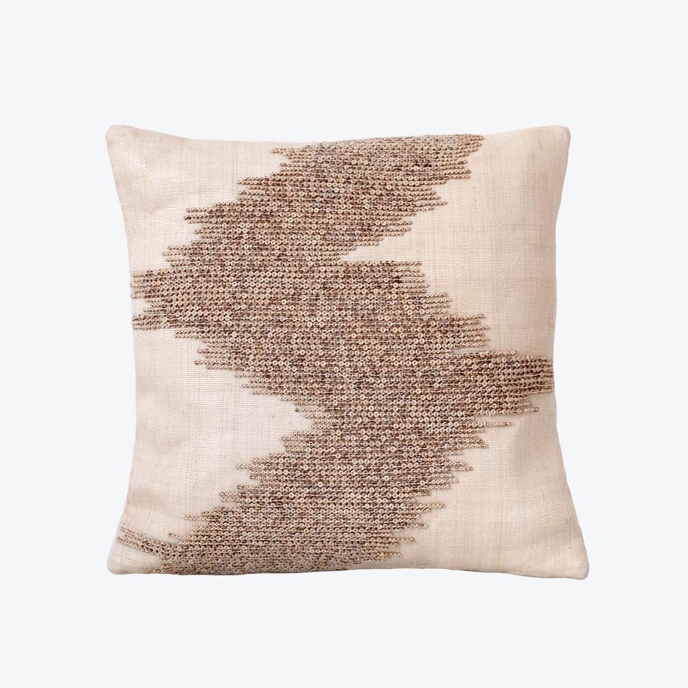 Wave Beaded Cushion Cover