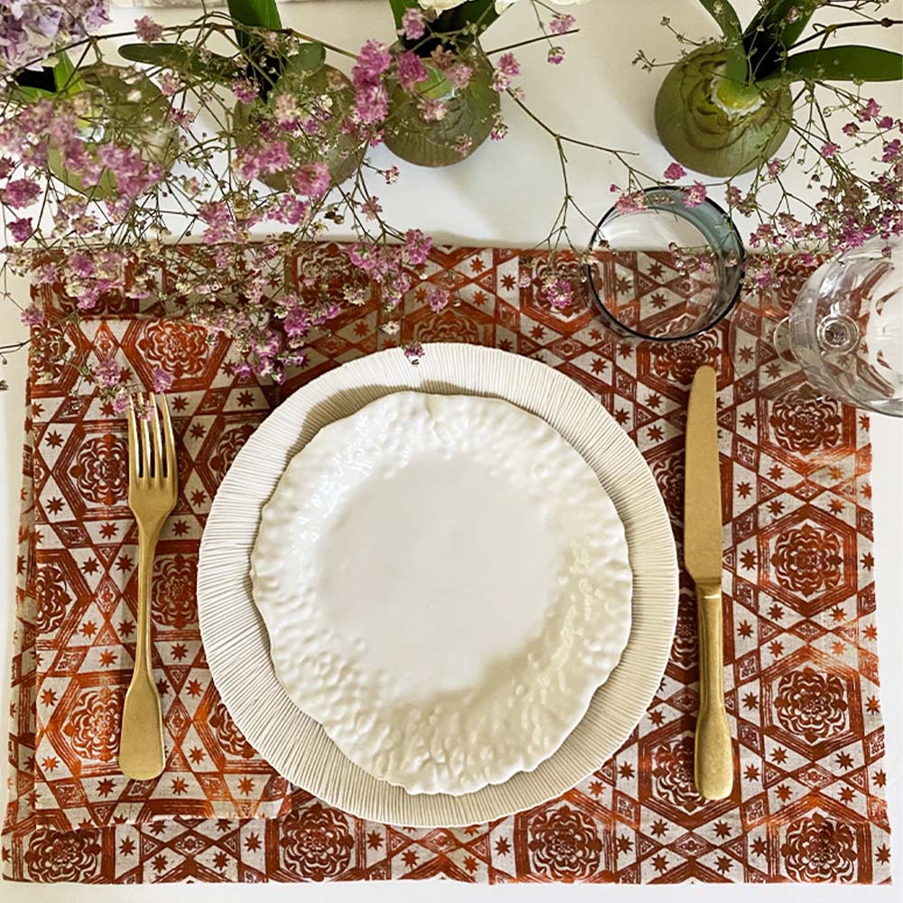 The Invisible Collection Etoiles Ocre Napkin Jennifer Shorto