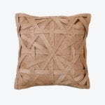 Diamond Large Weave Camel Cushion Cover