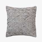 Diamond Small Weave Gris Clair Housse de Coussin
