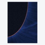 Eclipse Rug Black and Blue