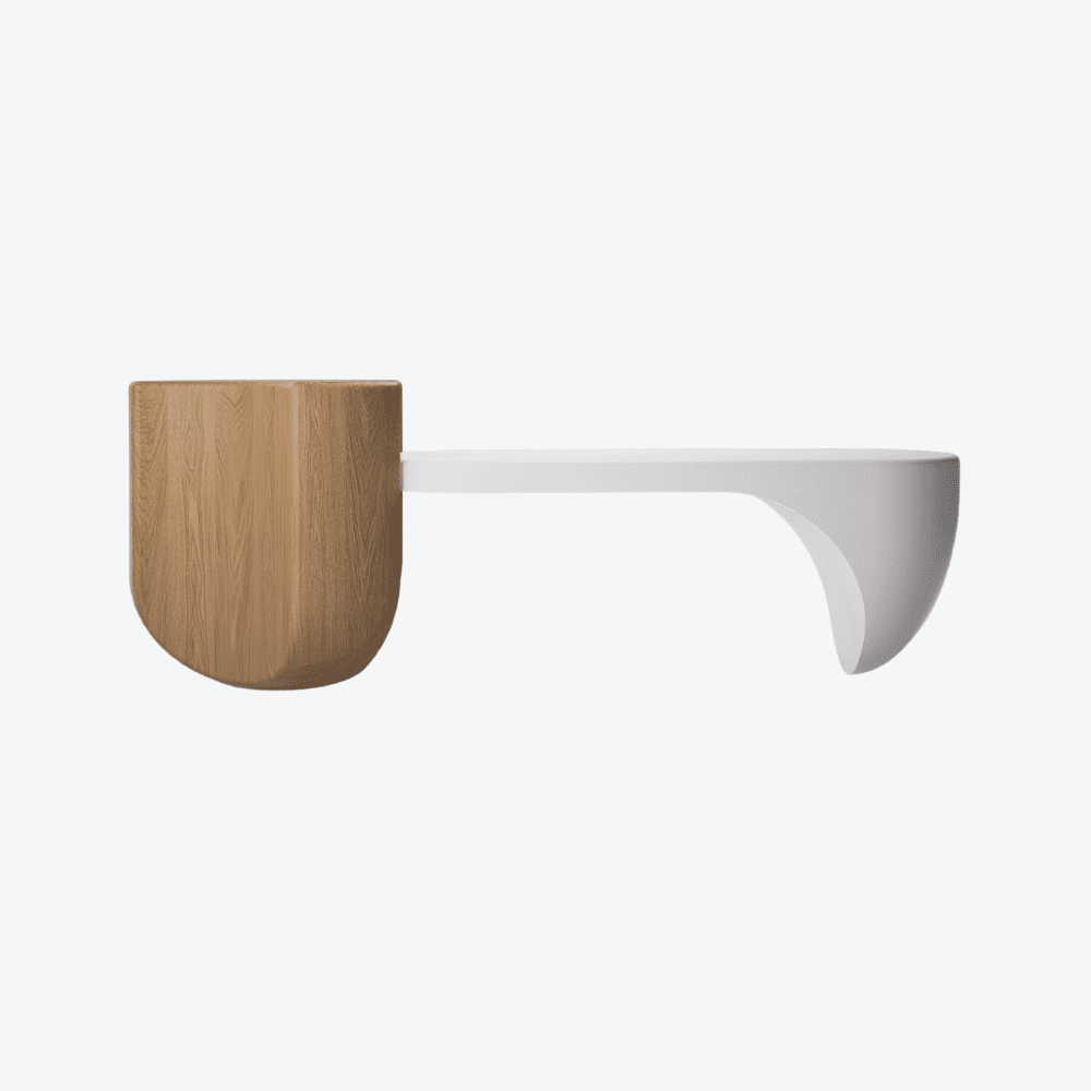 Gingko Long Oak Coffee Table
