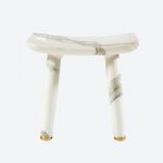 Nomad Stool Calacatta Oro