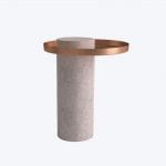 Salute Table M Travertine