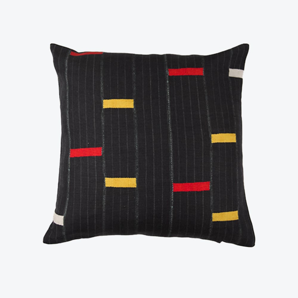 Pair of Black Mambo Cushions
