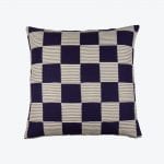 Pair of Hot Still Scale Blue Cushions
