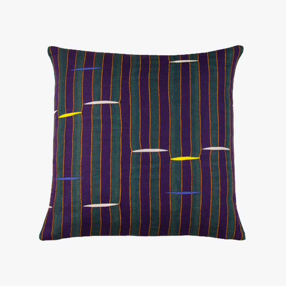 Pair of Blips & Ifs Green Cushions