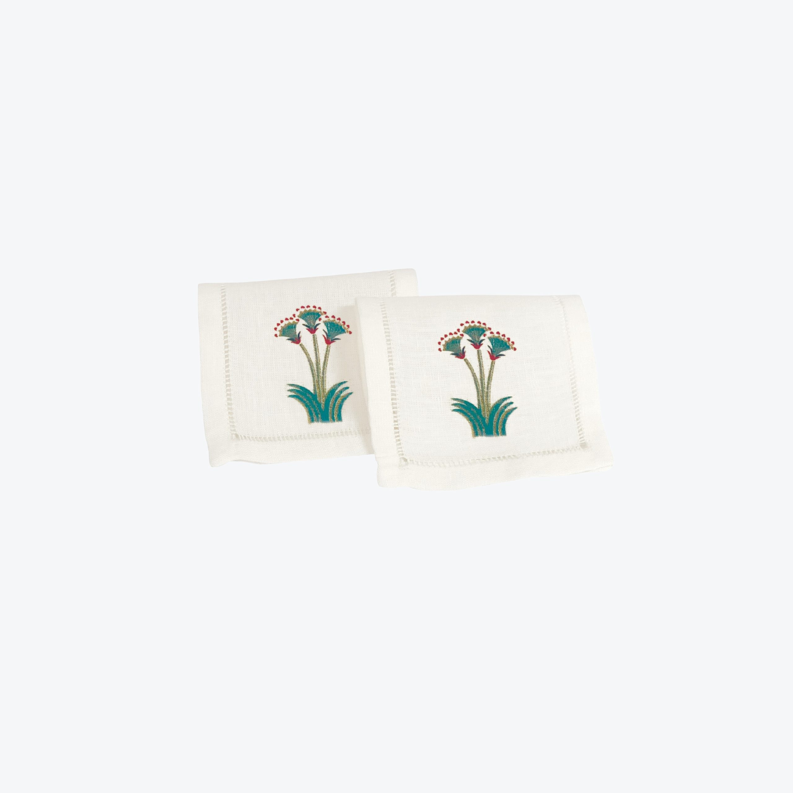 Nile Lotus Set of Cocktail Napkin