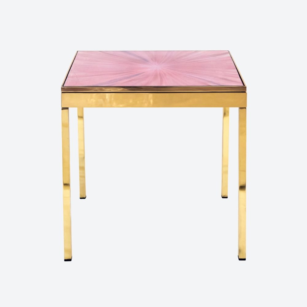 The Pink Rays Bedside Table