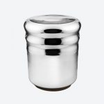 Wave Stool Silver