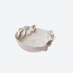 Flowers & Leaves Round Trinket Bowl