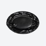 Flowers & Leaves Oval Serving Plate