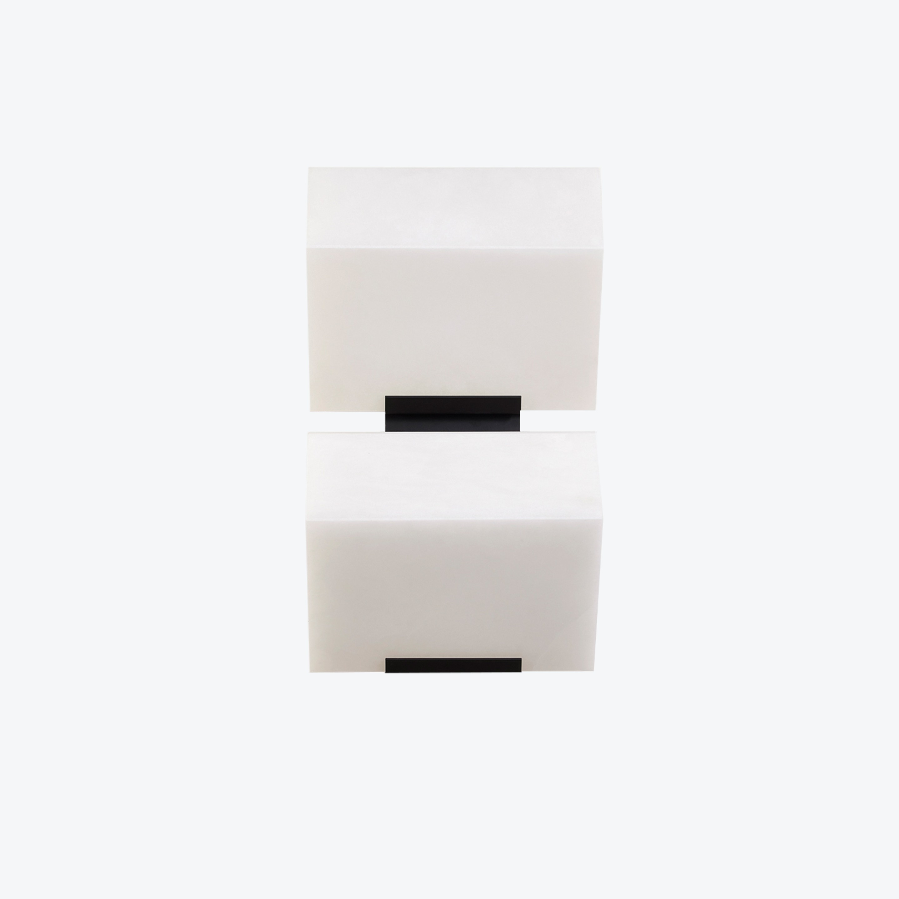 Double Sloping Block Wall Lamp