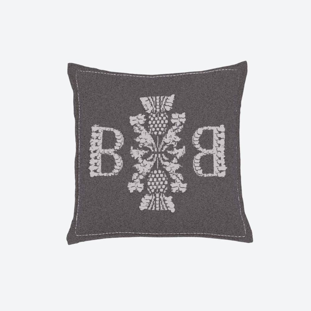 Cashmere Cushion Derby Grey & Brume