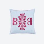 Cashmere Cushion Light Blue & Kahlo