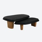 Duo Multilaque Black Oak Coffee Table