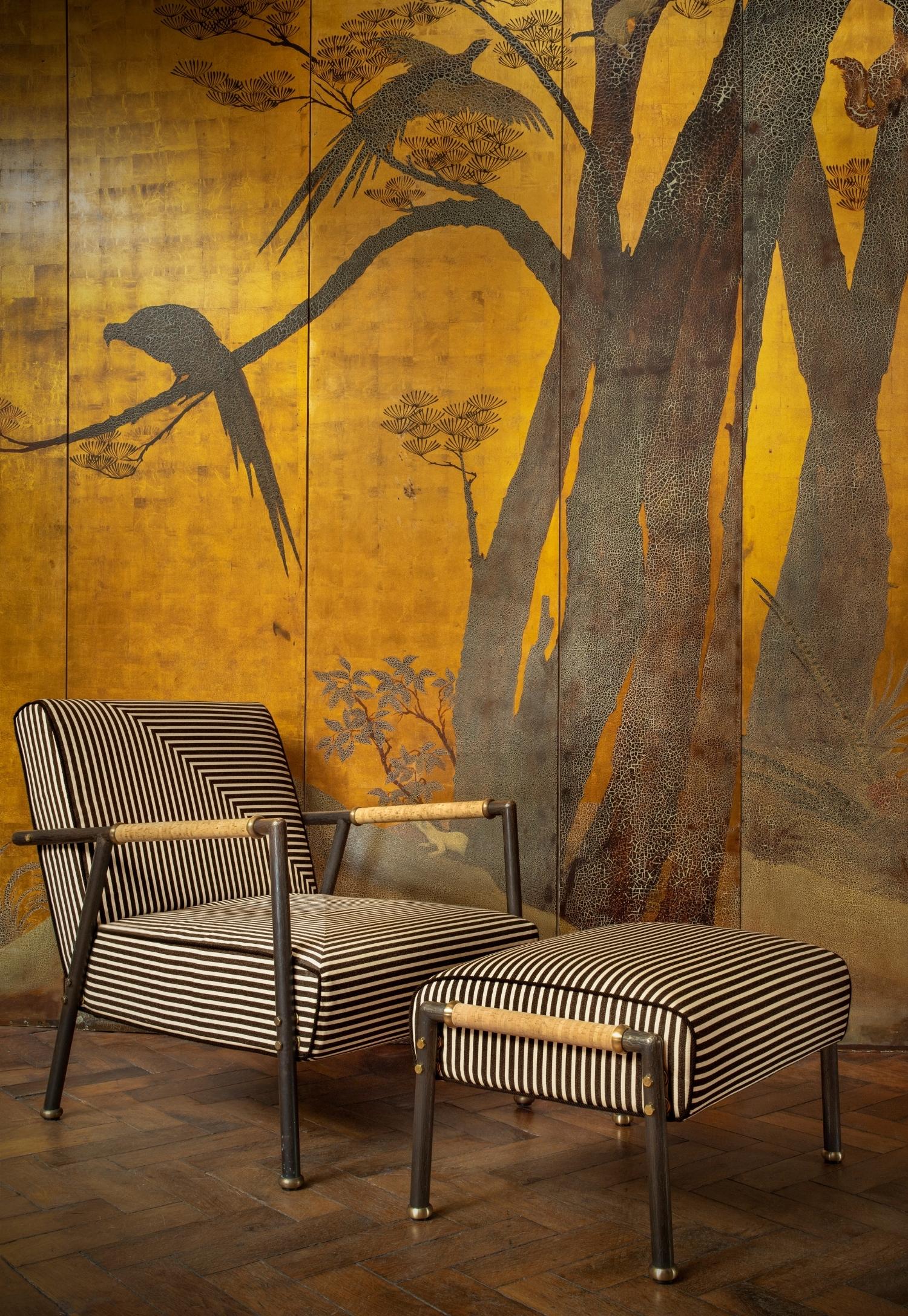 Lodge Armchair & Ottoman x Dedar by Pinto