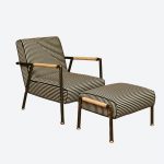 Lodge Armchair & Ottoman