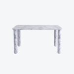 Sunday Dining Table White Marble