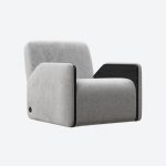 Oscar Armchair Black Tinted Oak