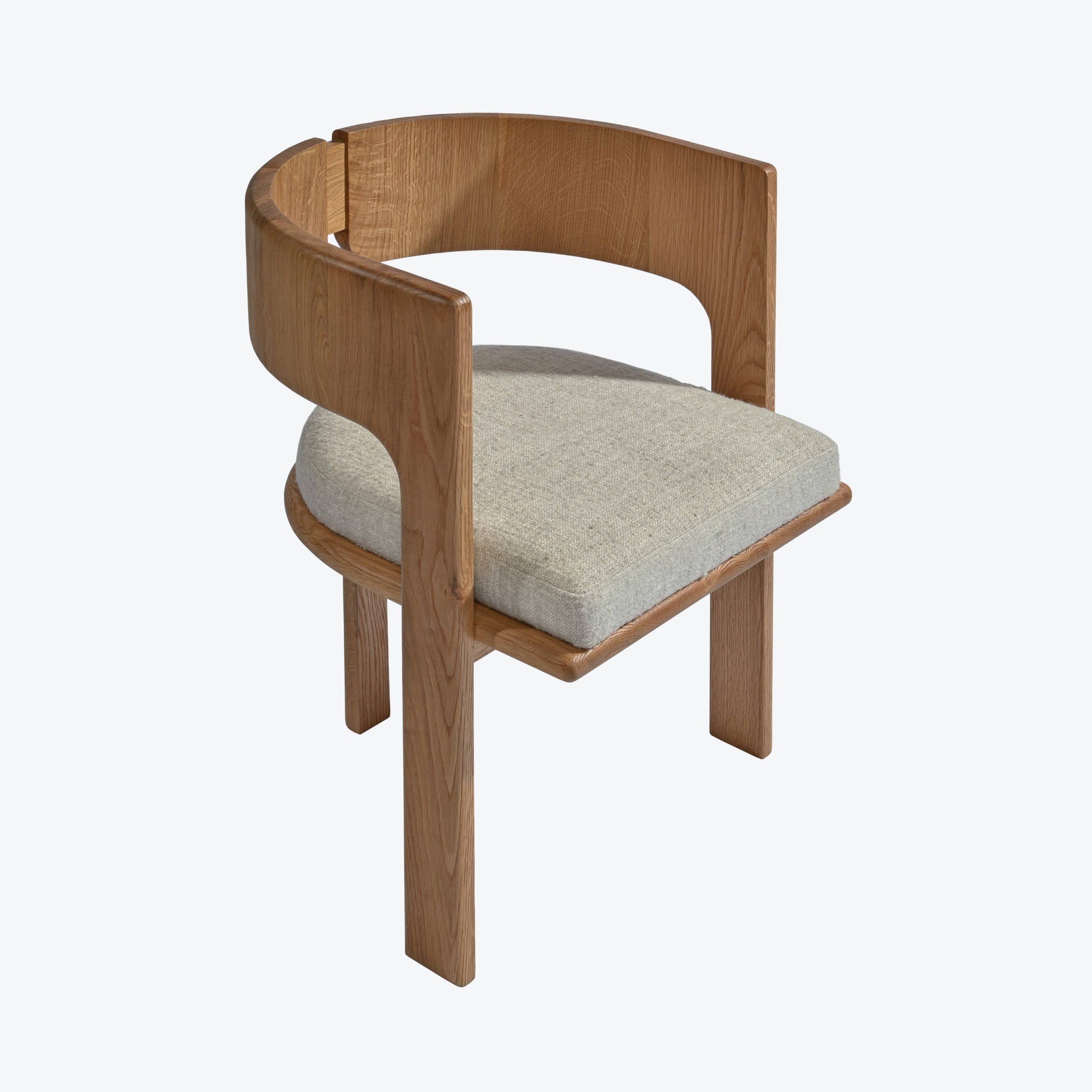 Mast Chair with Cushion Wood