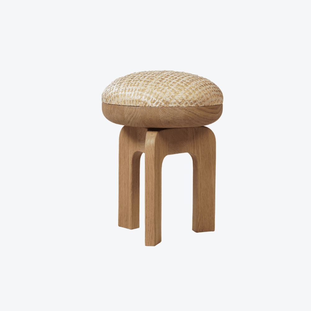 Deepah Stool Oak