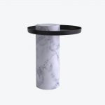 Salute Table M White & Black