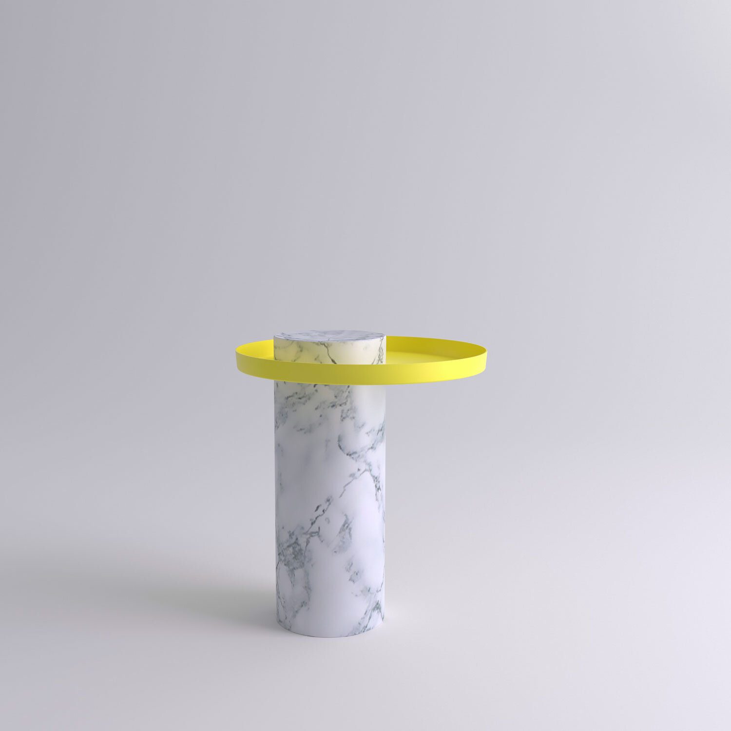 TheInvisibleCollection_LaChance_SaluteMediumWhitePelemarbleYellowNeon_1