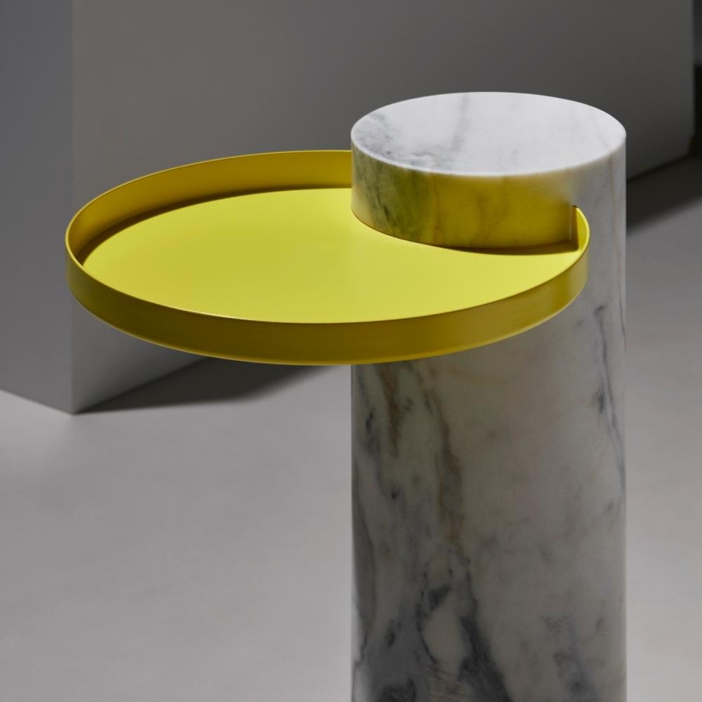 TheInvisibleCollection_LaChance_SaluteMediumWhitePelemarbleYellowNeon_Hover