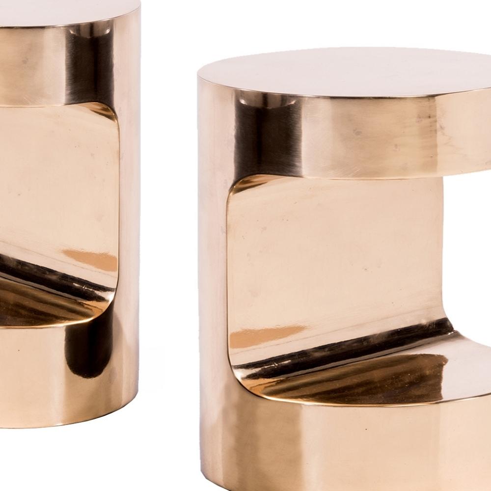 TheInvisibleCollection_ThierryLemaire_R12SideTableSolidPolishedBronze_Hover