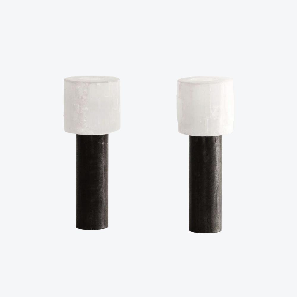 TheInvisibleCollection_Sophie_Dries_Trace_Candle_Holders_Black