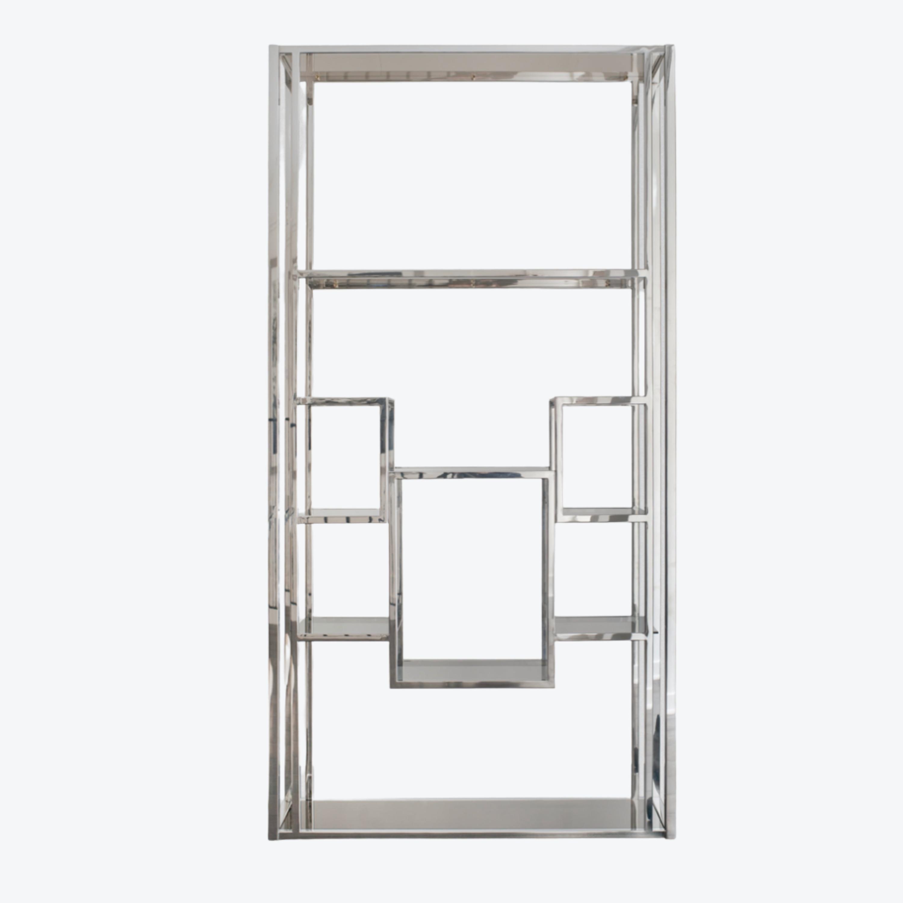 Silver Bookcase